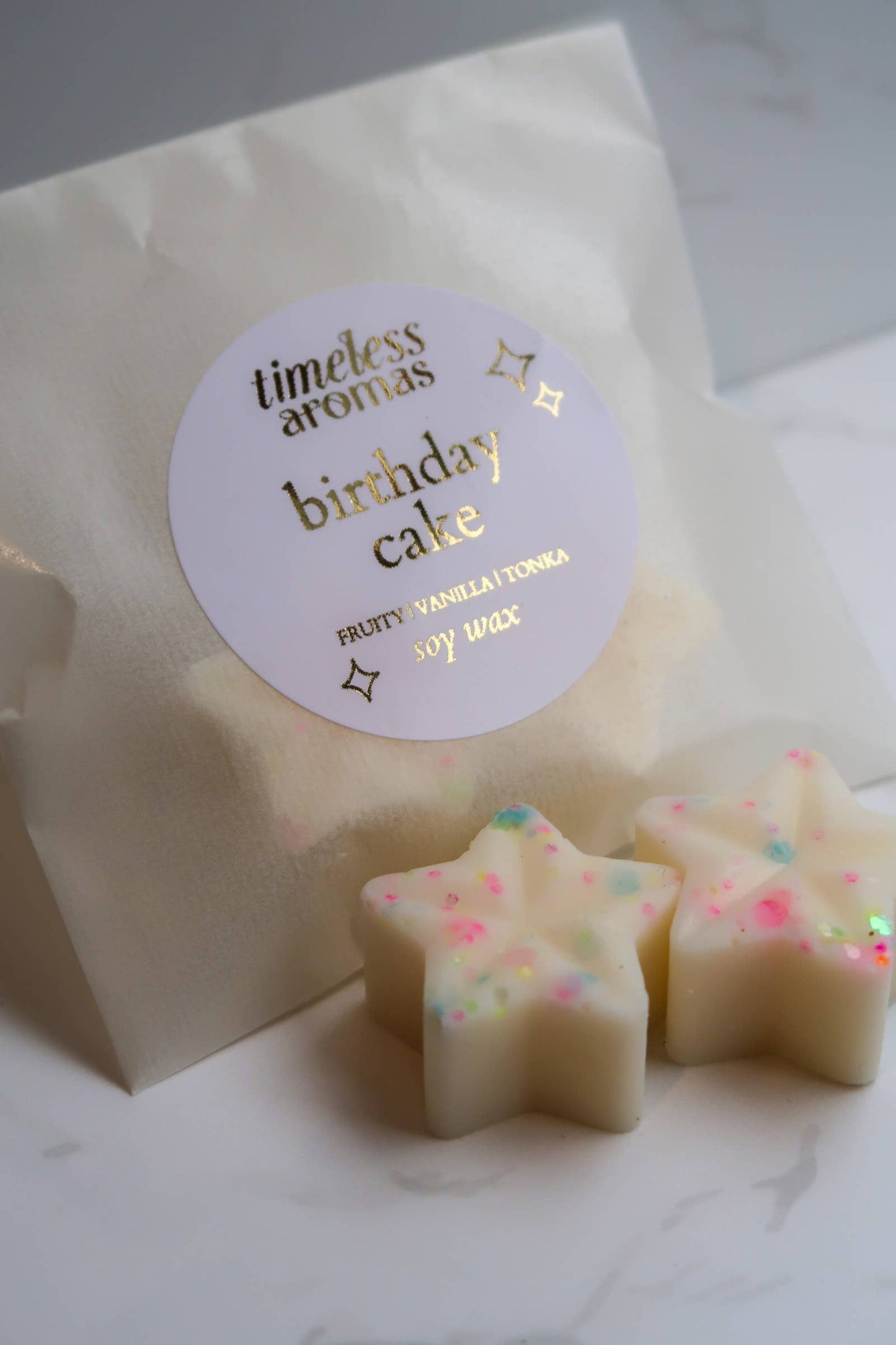Soja Wax Melts, Wax Melts voor verjaardagstaart, Mini Wax Melts