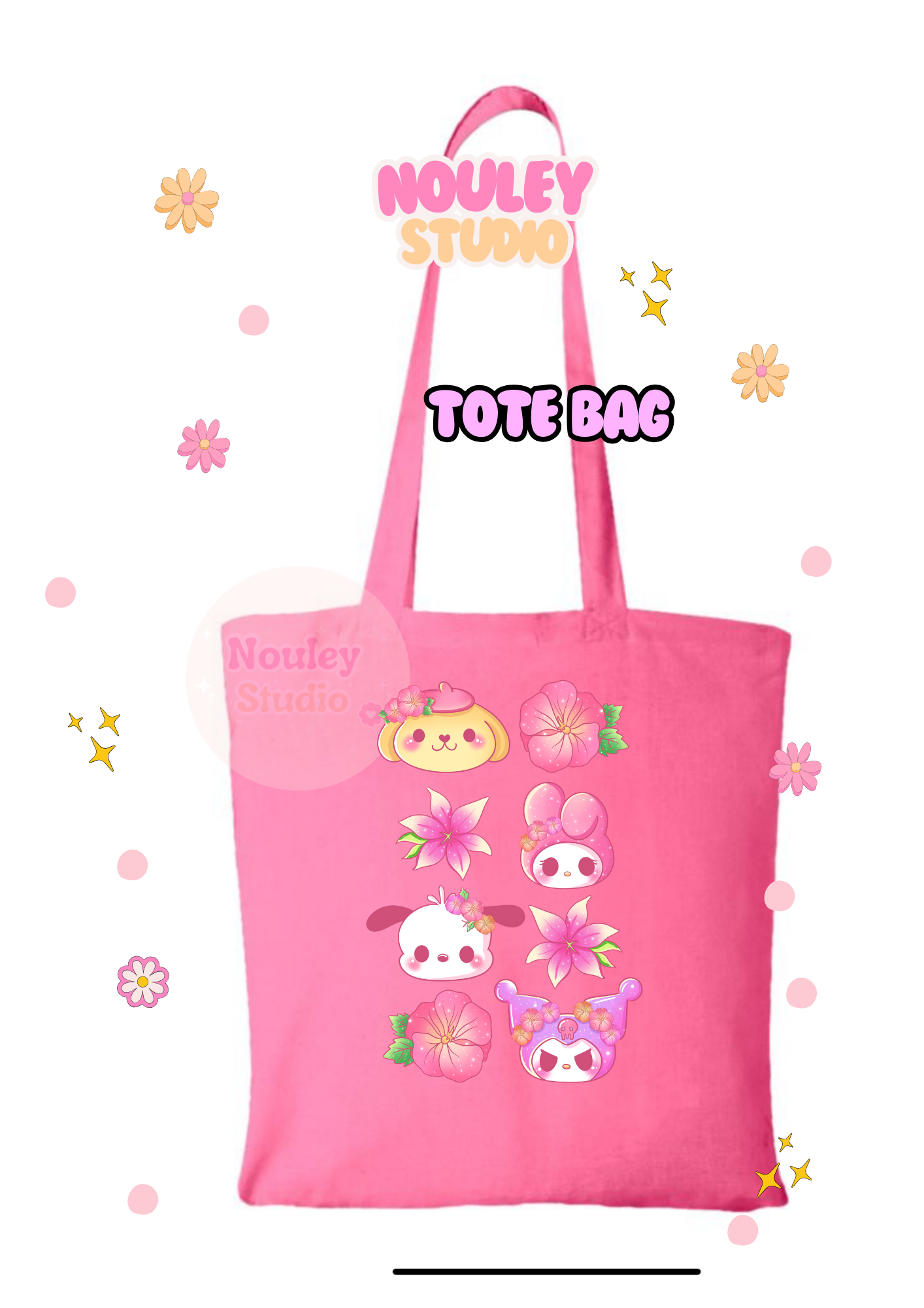 Hawaii kawaii pink bag