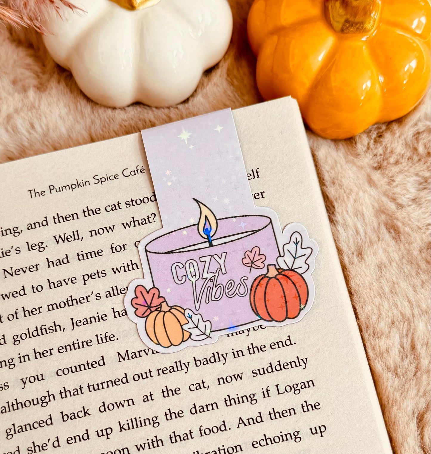 Magnetic Bookmarks cozy vibes