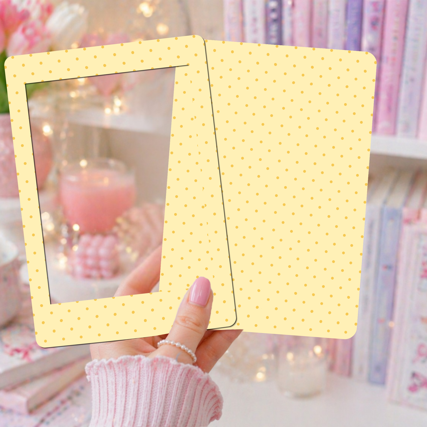 E-reader Insert-Skin | Yellow Dots