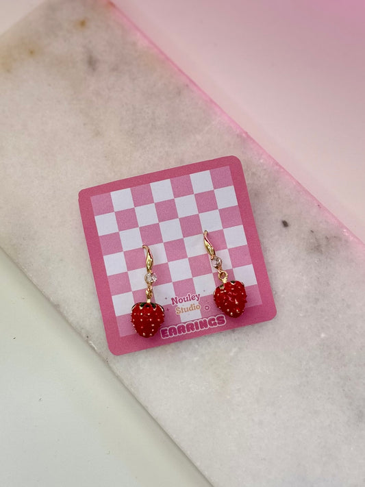 Strawberry Earring