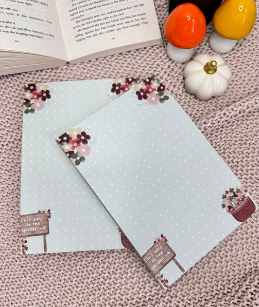 Cottagecore 🌸🌿 notepad A5
