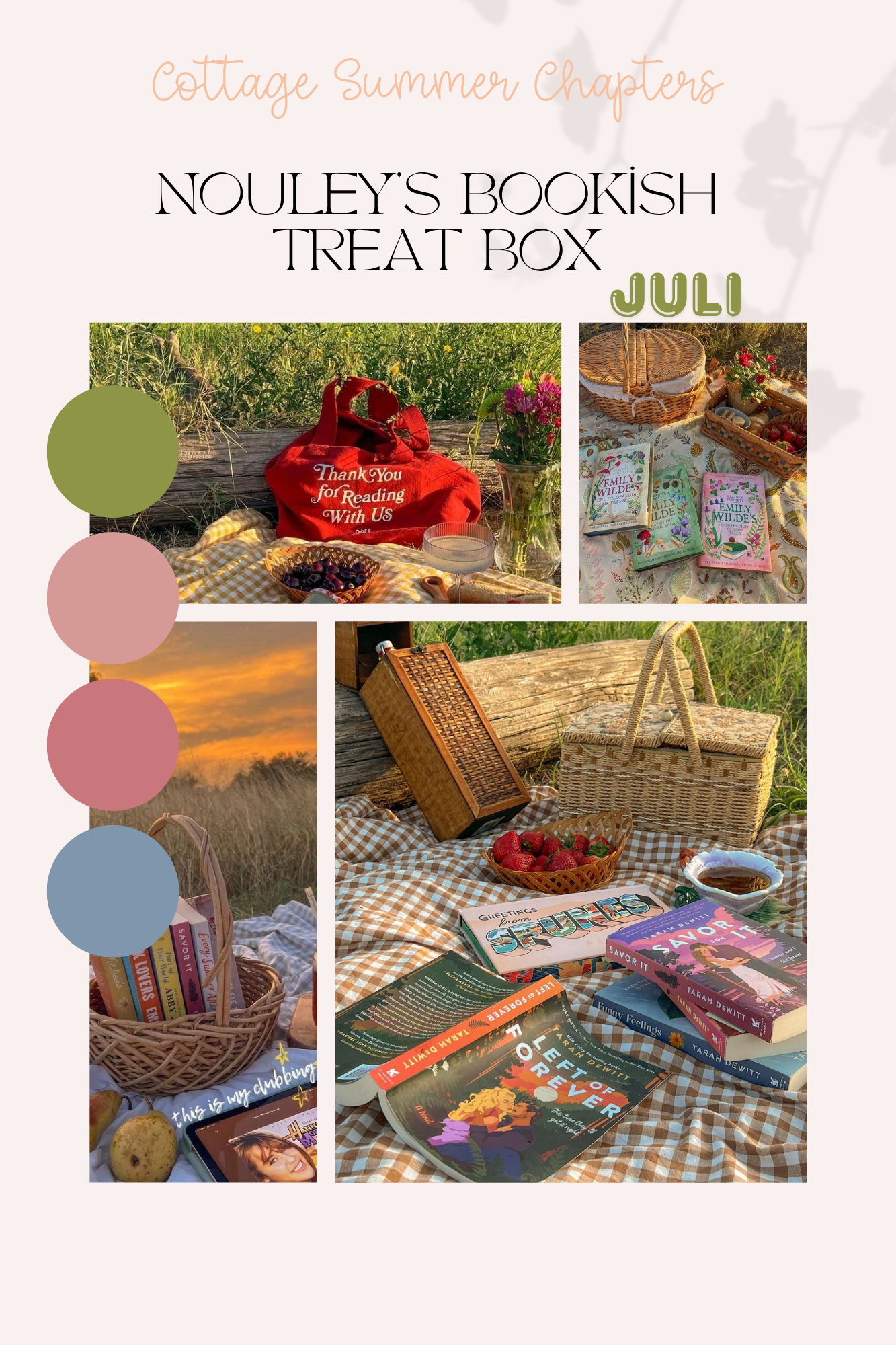 Cottage Summer Chapters – July Bookish Treat Box