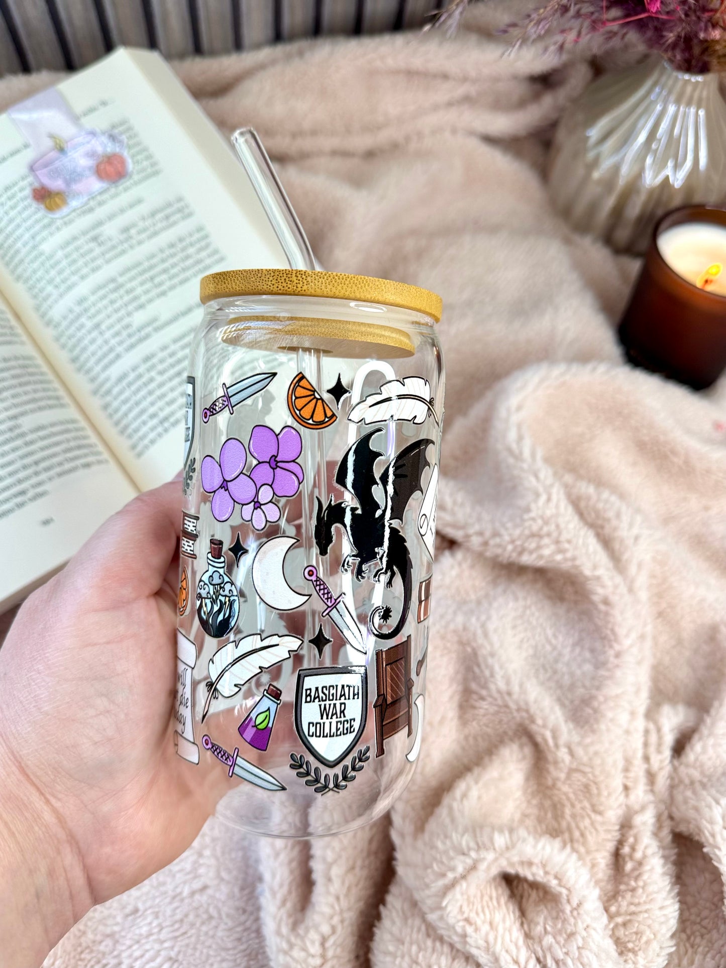 Drinkglas met rietje | Fourth Wing