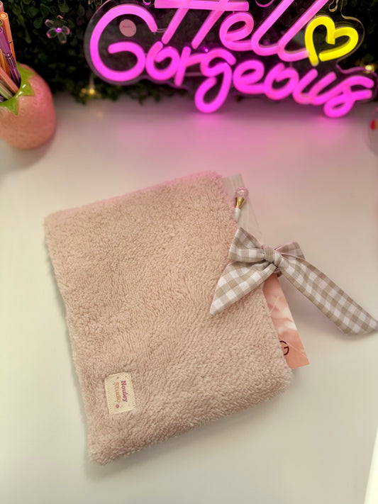 Soft Peach Teddy booksleeves