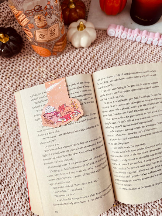 Magnetic Bookmarks l Books & Pumpkinspice