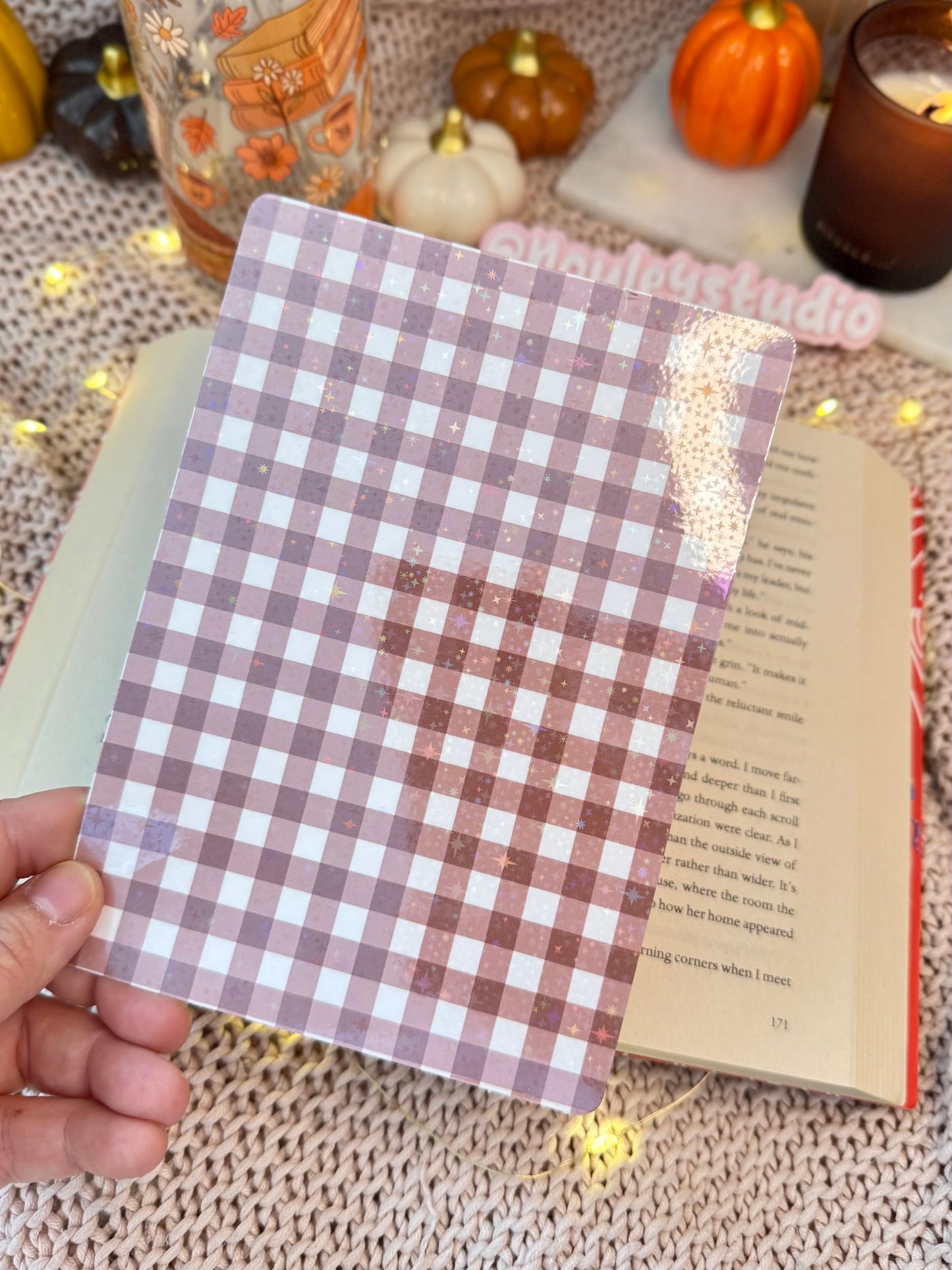 Kindle insert l Fall Gingham