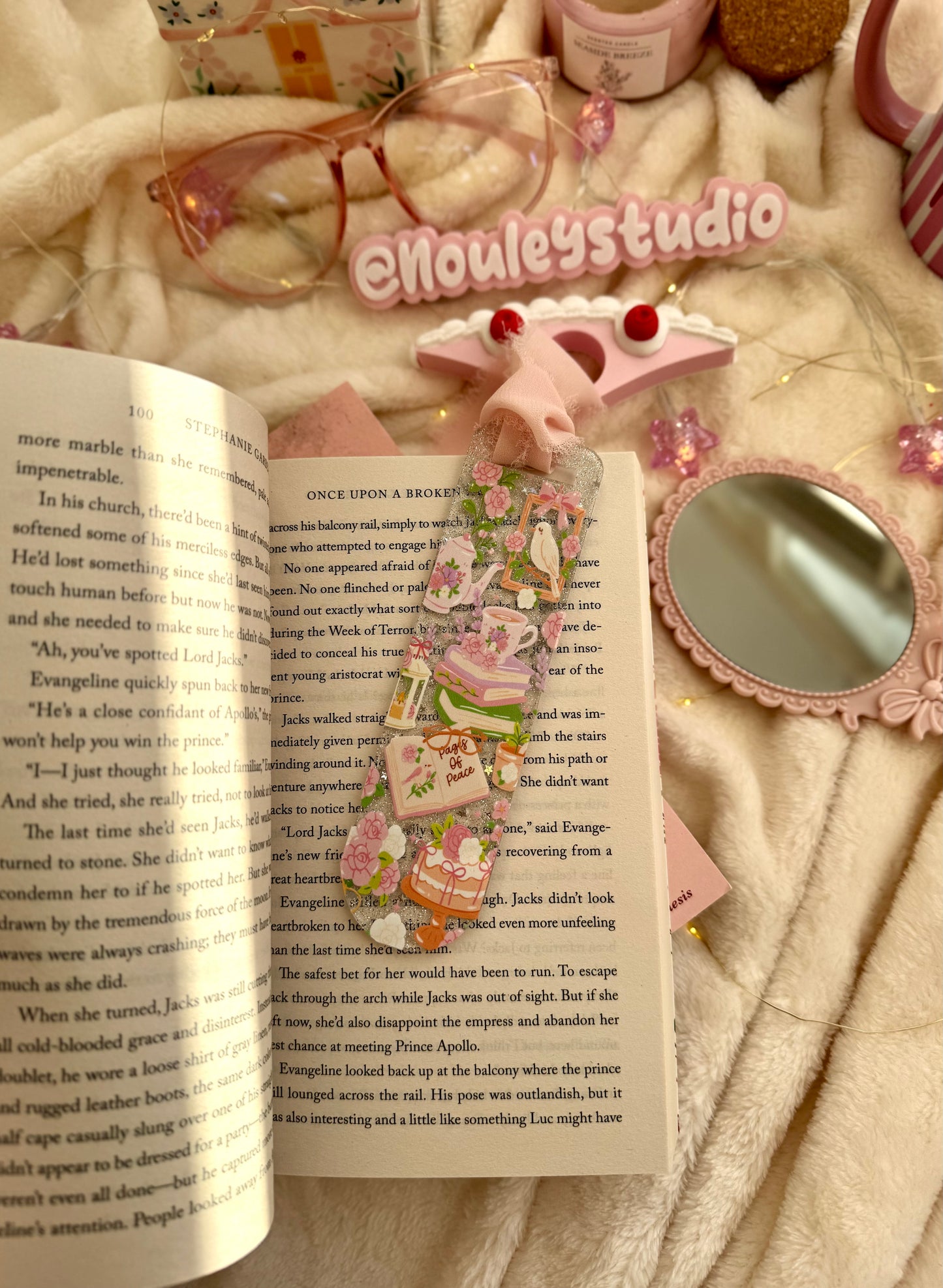 Acrylic Bookmark | Pages of peace