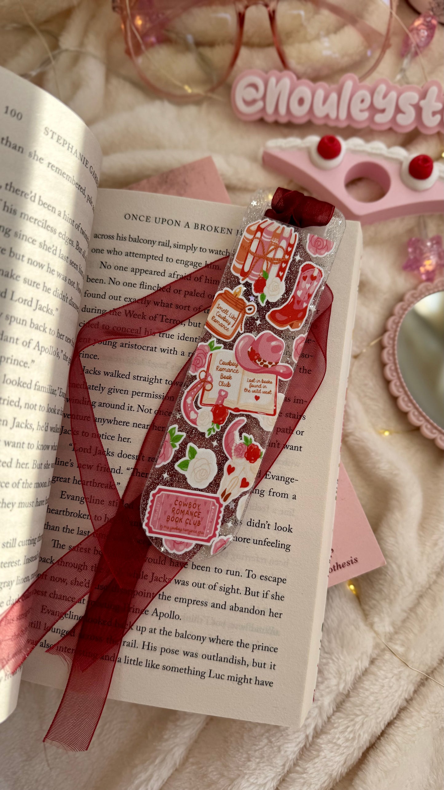 Acrylic Bookmark | Cowboy Romance