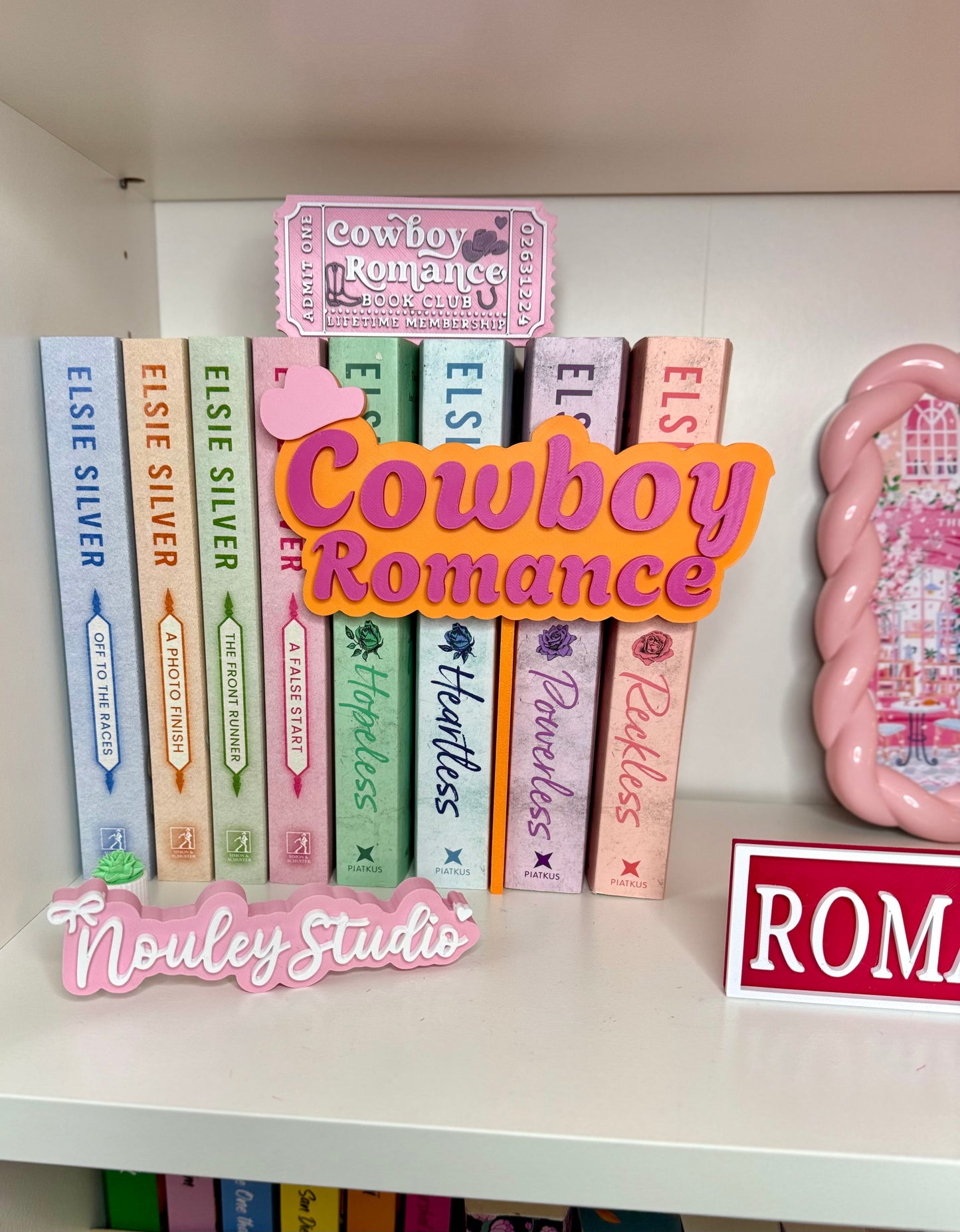 Bookshelf insert | Cowboy Romance