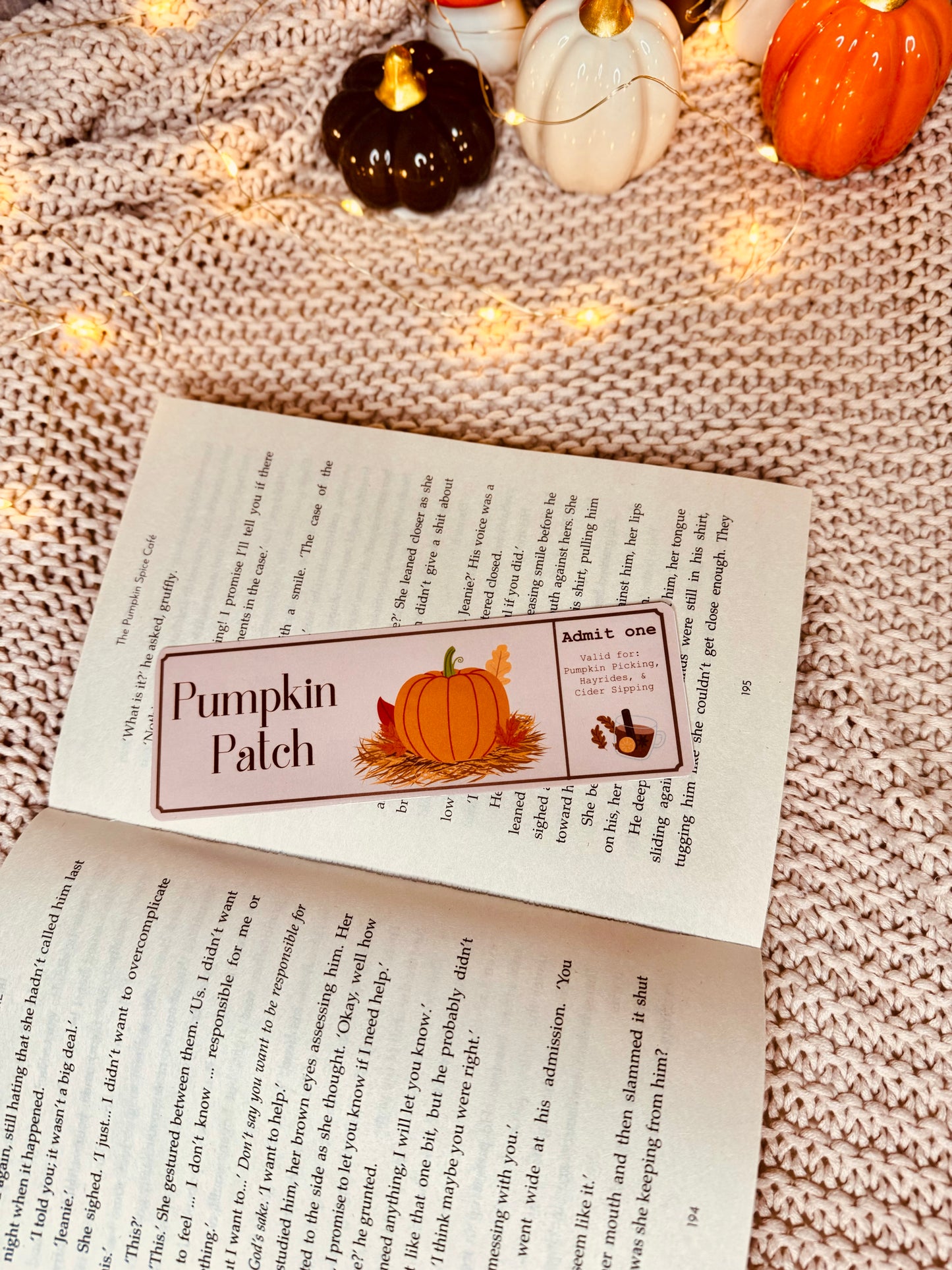 Pumpkin Bookmarks