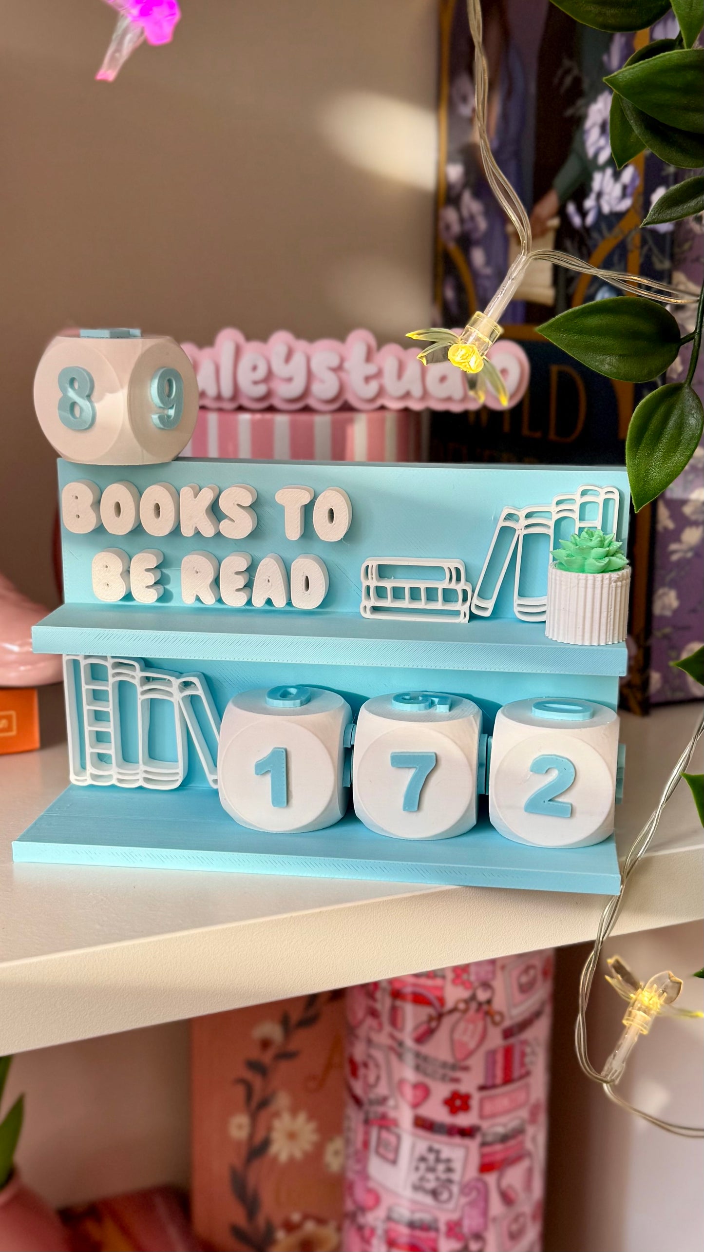 Book Counter ‘Books To Be Read’ – tellertje voor je TBR-stapel