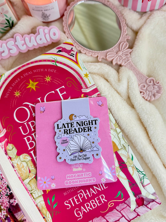 Magnetic Bookmarks l Late night reader