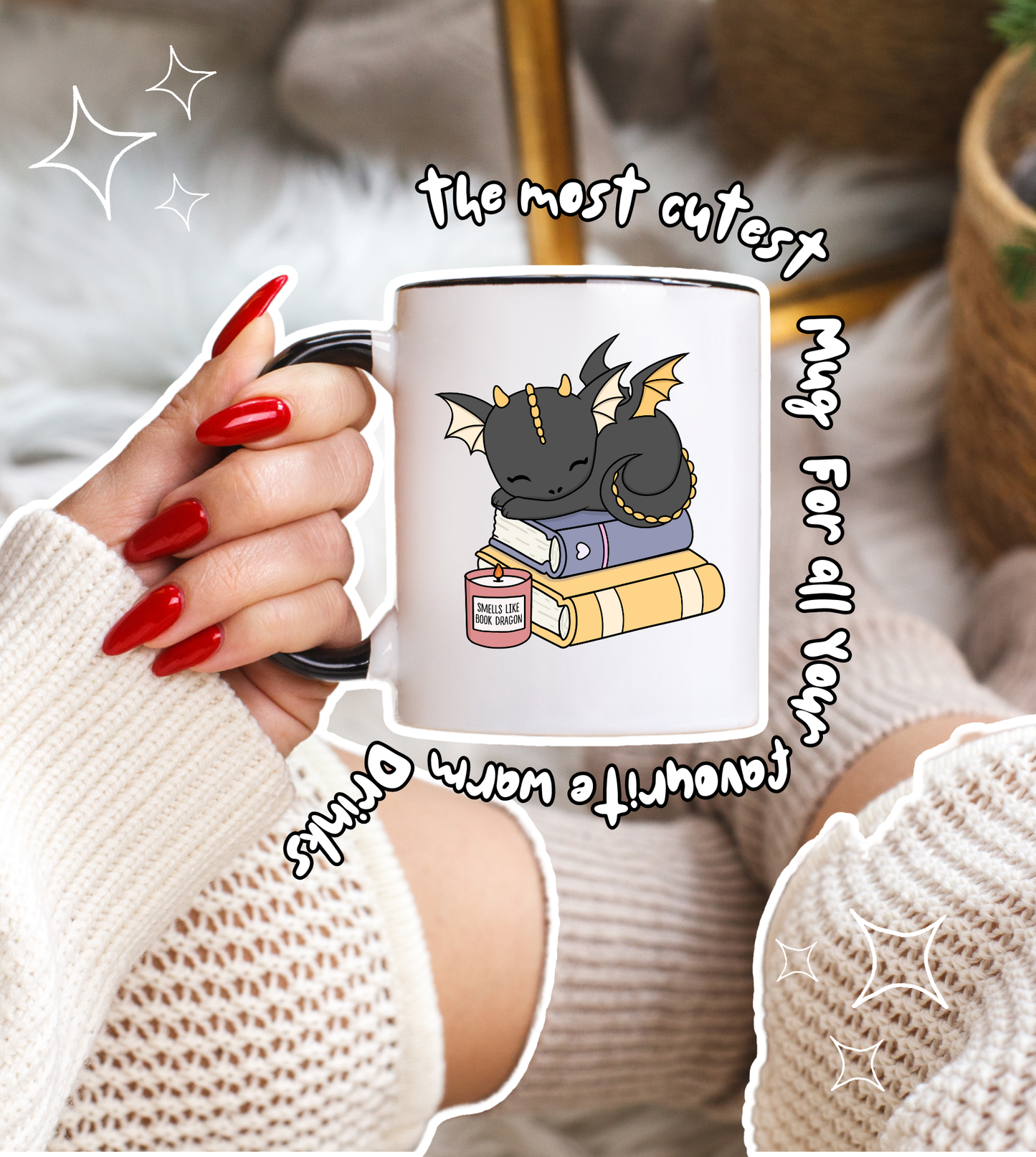 Koffiemok| cute sleeping Dragon mok