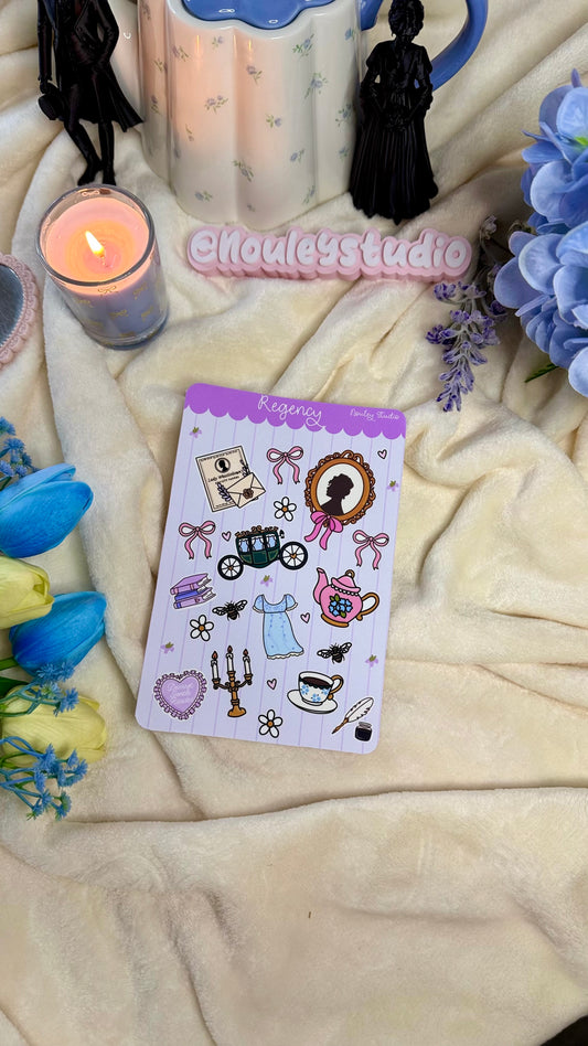 Sticker Sheet | Regency Whimsy Sticker Sheet