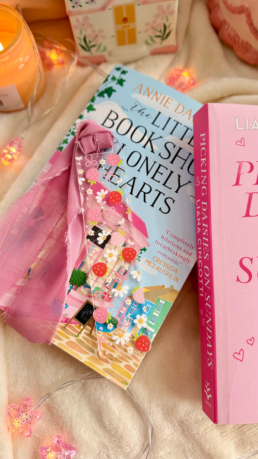 Acrylic Bookmark | Strawberry