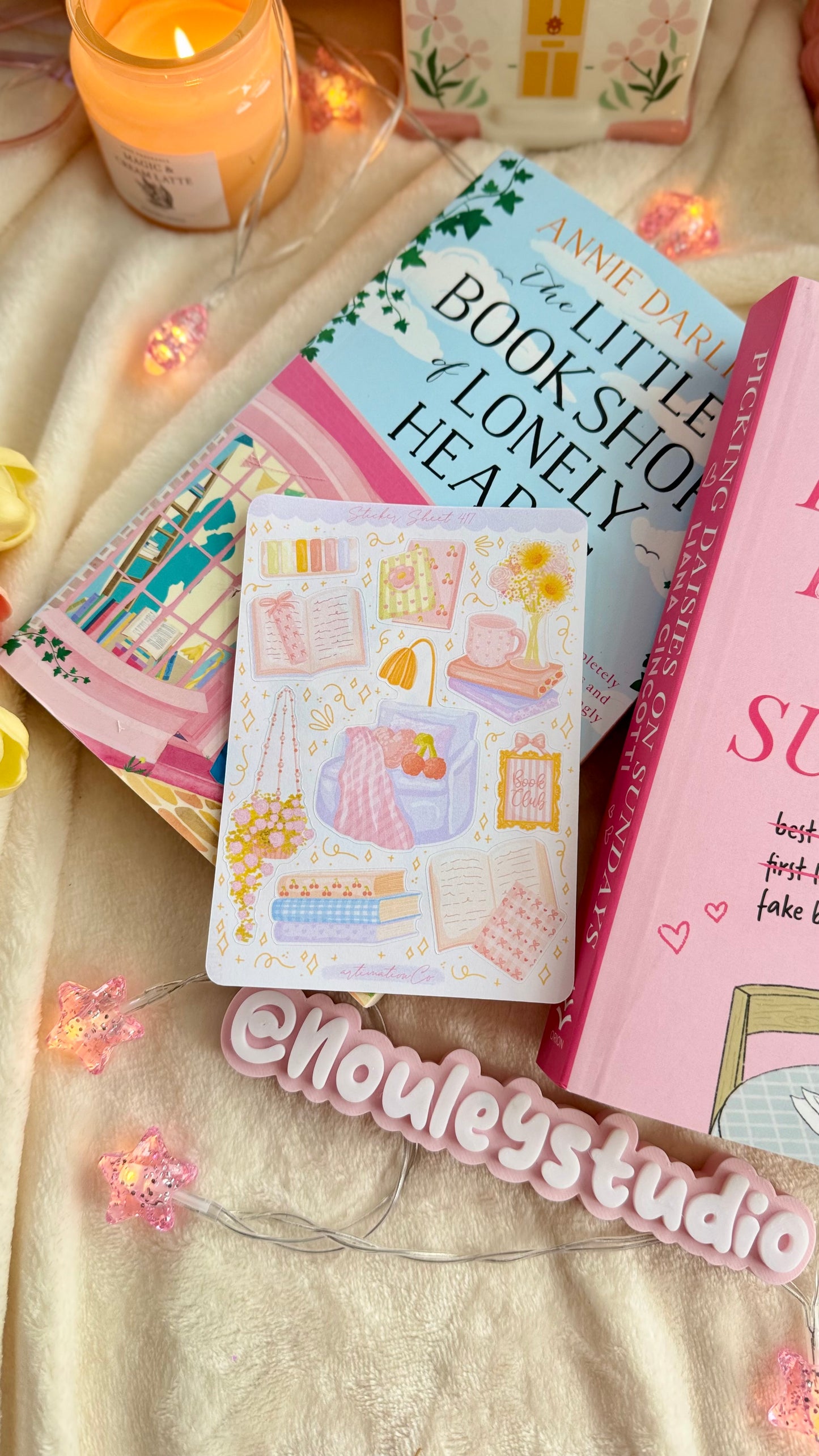 Journal Stickers | Cozy reader corner