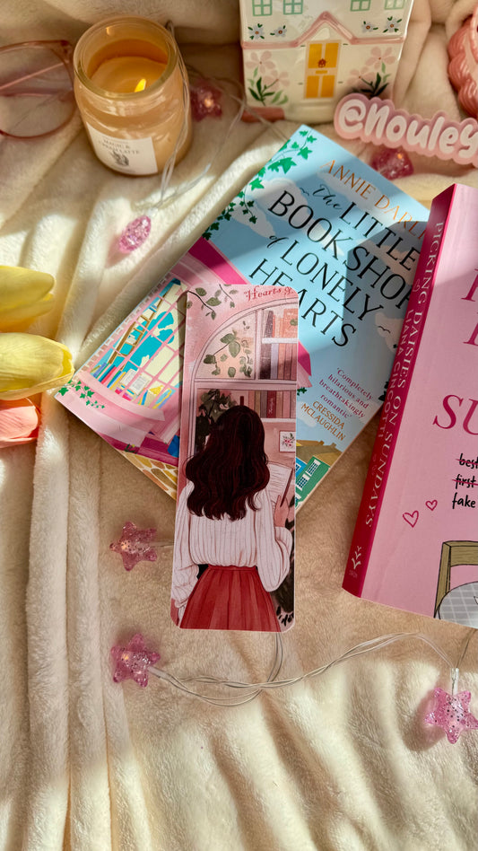 Bookmark paper | Sara heart bookstore