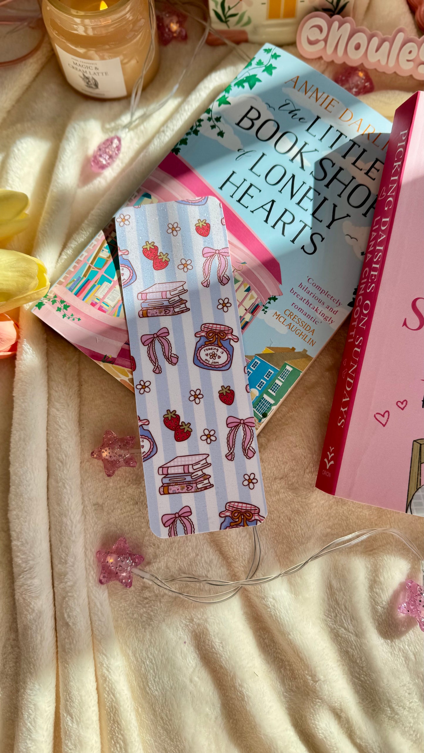 Bookmark paper | Blue Bookish jam