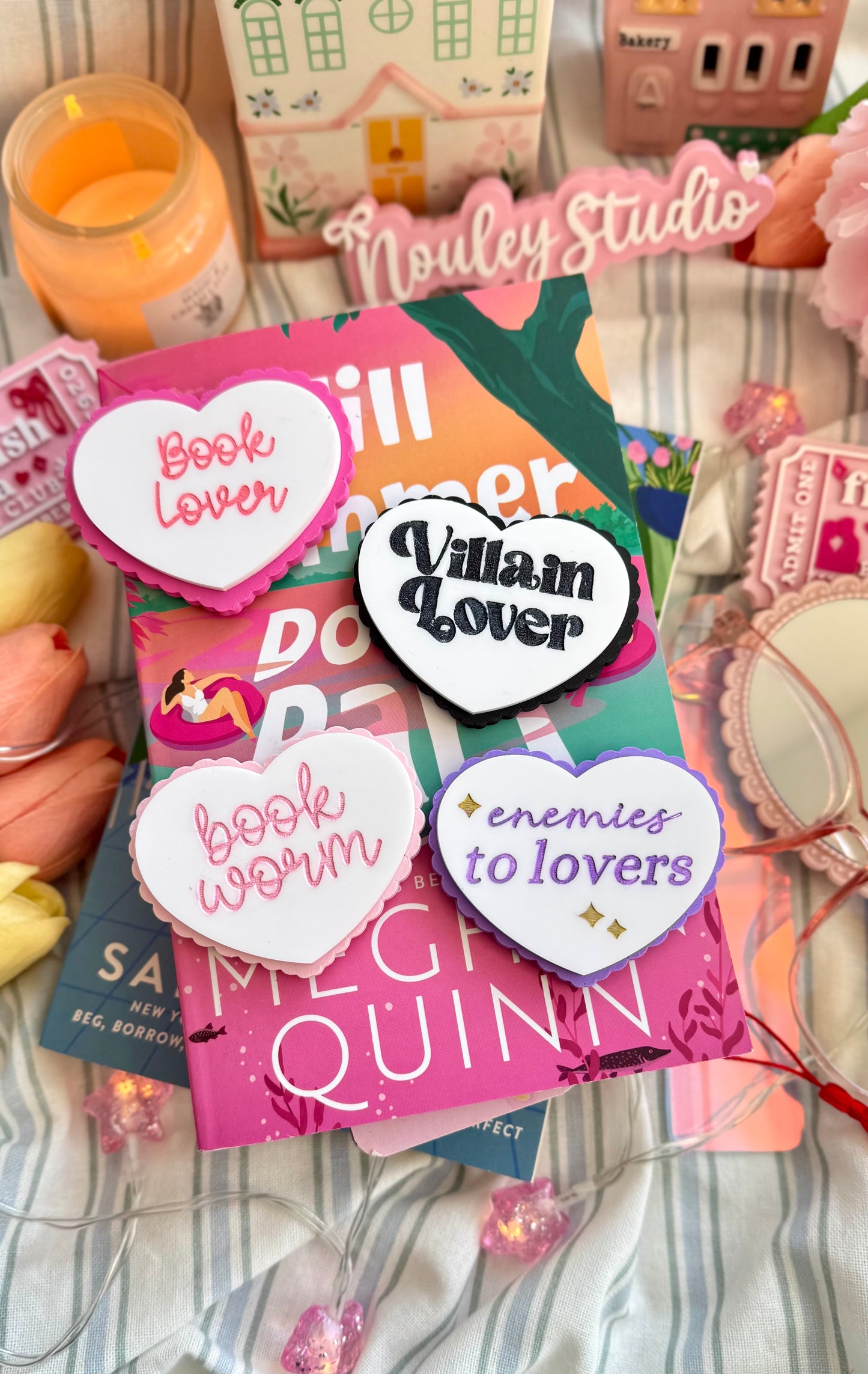 Bookish Decoration | Bookish magnets set van 2