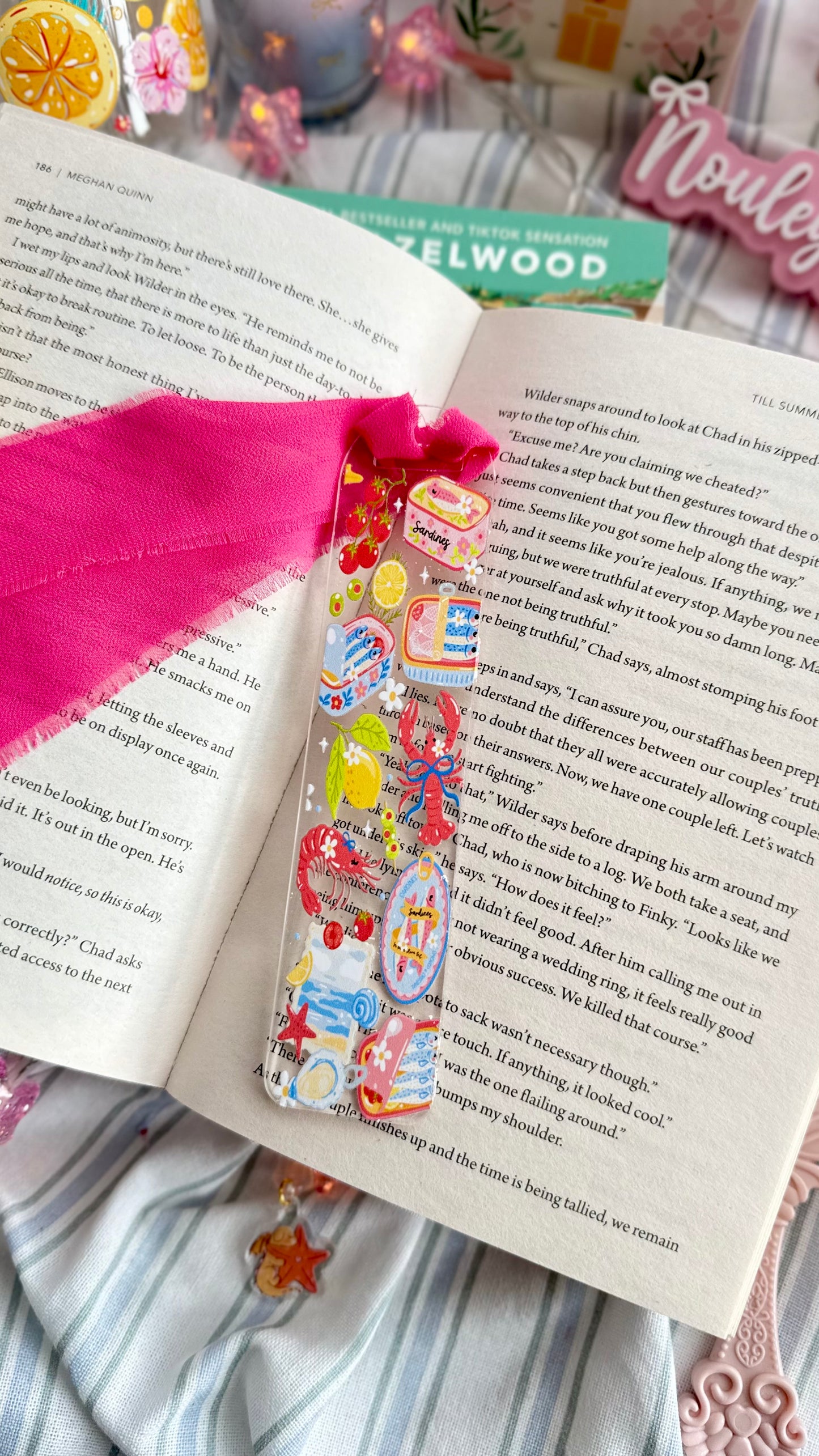 Acrylic Bookmark | Sardines