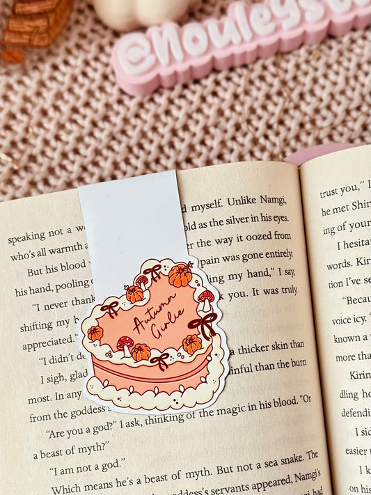 Magnetic Bookmarks l Autumn girlie cake