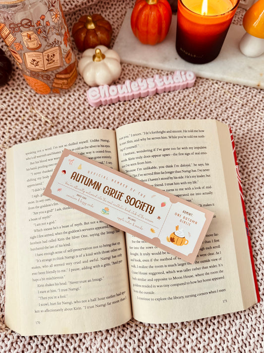Bookmark l Autumn Girlie