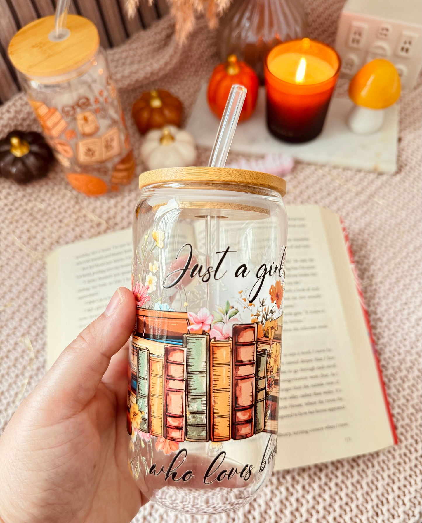 Drinkglas met rietje | Just a Girl