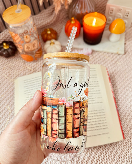 Drinkglas met rietje | Just a Girl