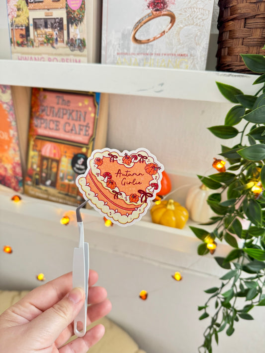 Stickers l Autumn Girl cake