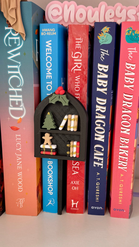 Christmas Bookshelf Insert – Mini Holiday Edition
