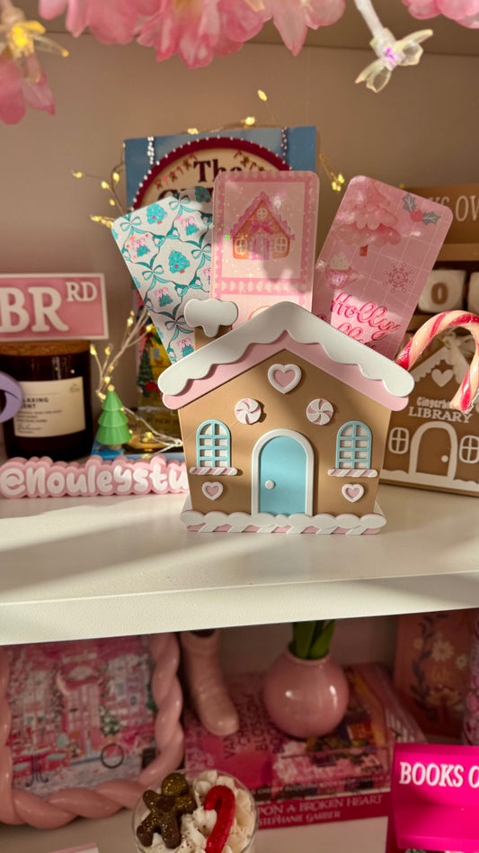Boekenlegger houder | Gingerbreadhuis
