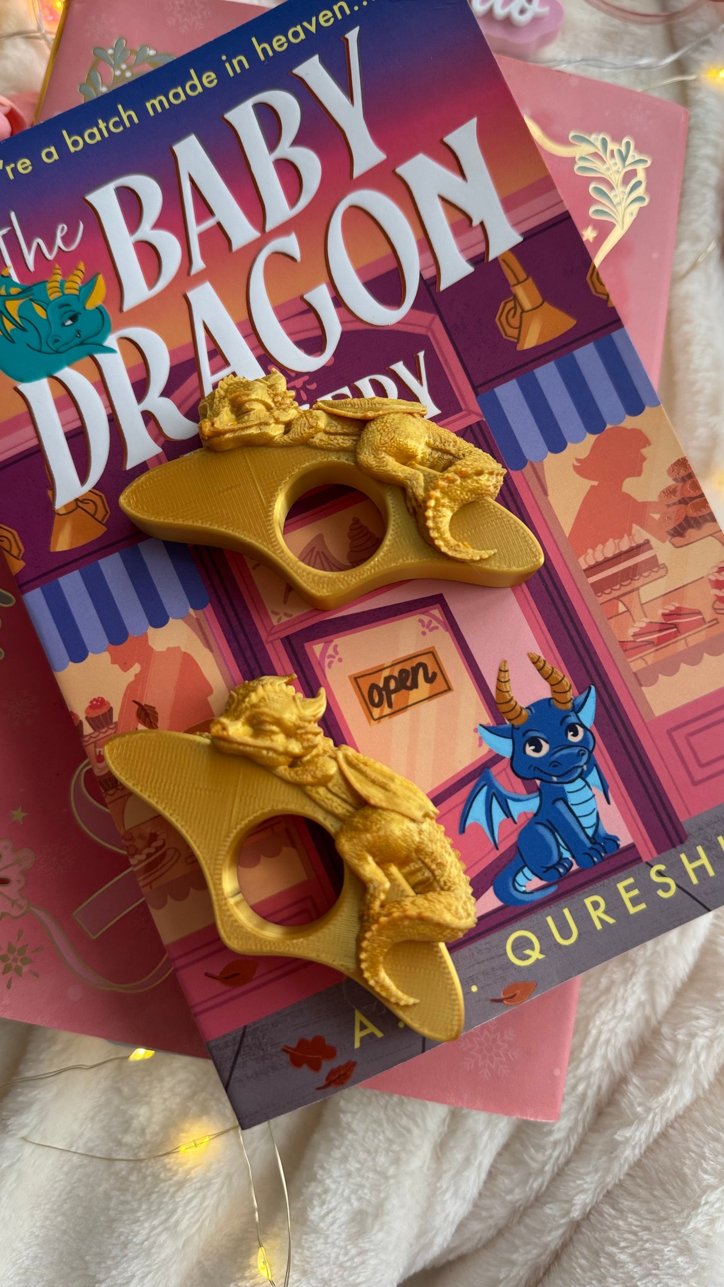Duimboekhouder | Golden Dragon Page Holder