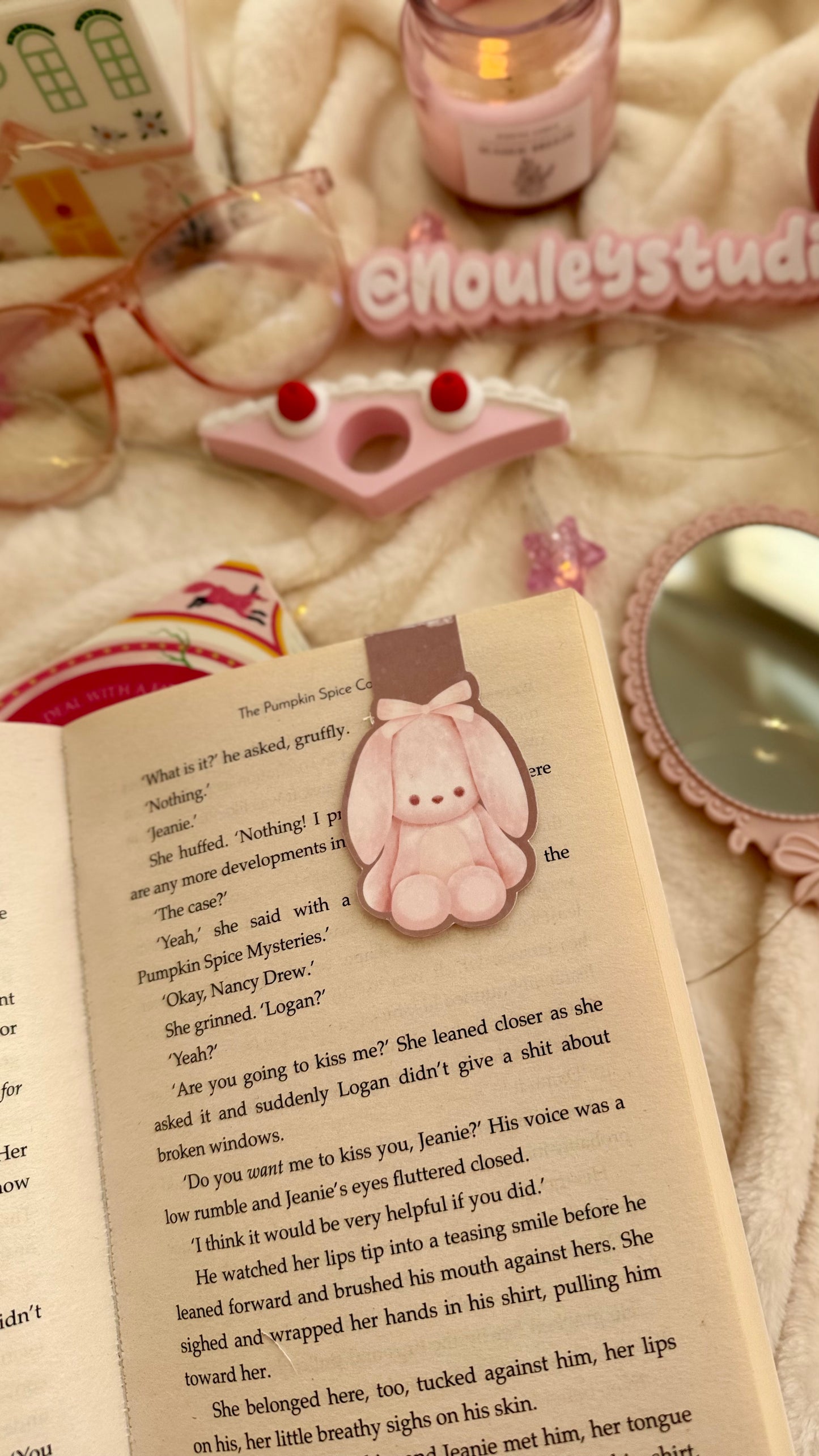 Magnetic Bookmarks l Cute Bunny