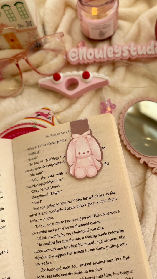 Magnetic Bookmarks l Cute Bunny