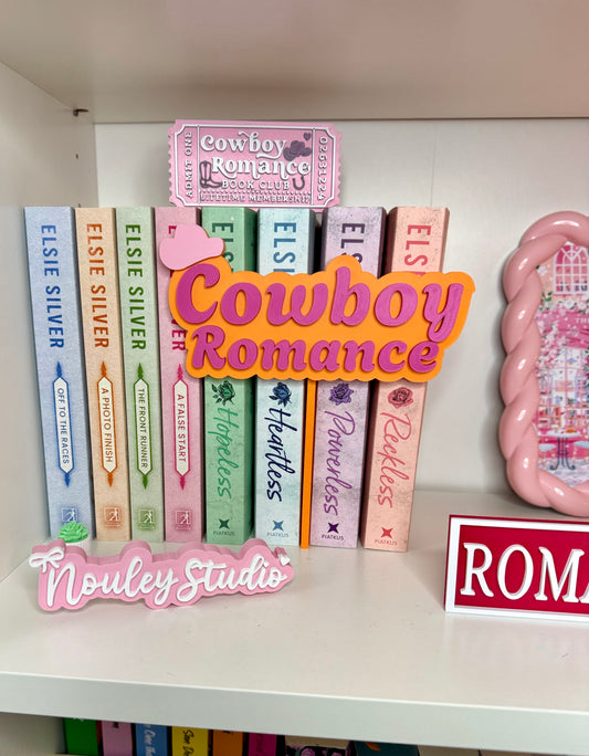 Bookshelf insert | Cowboy Romance