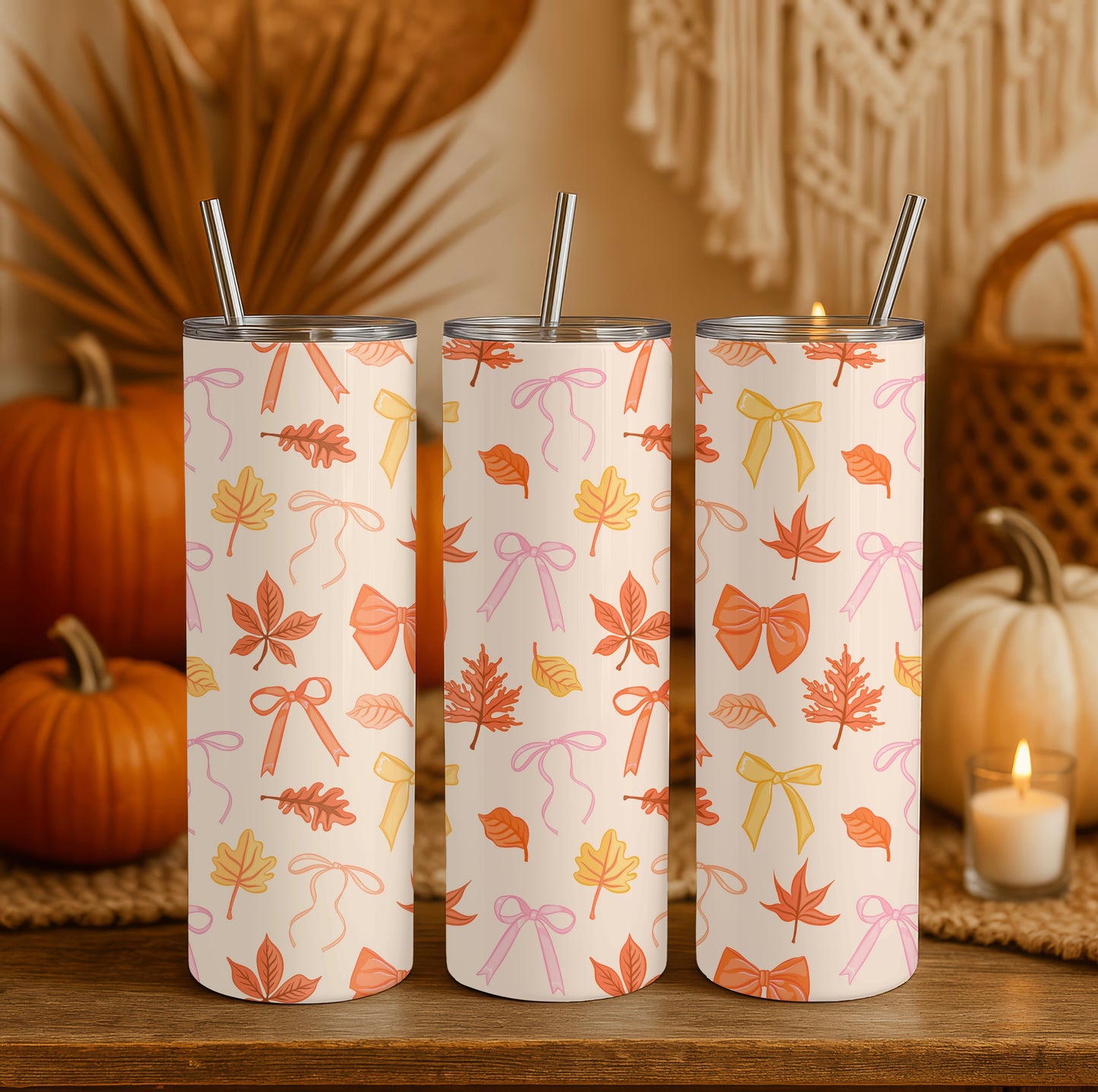 Tumbler l Autumn Bows