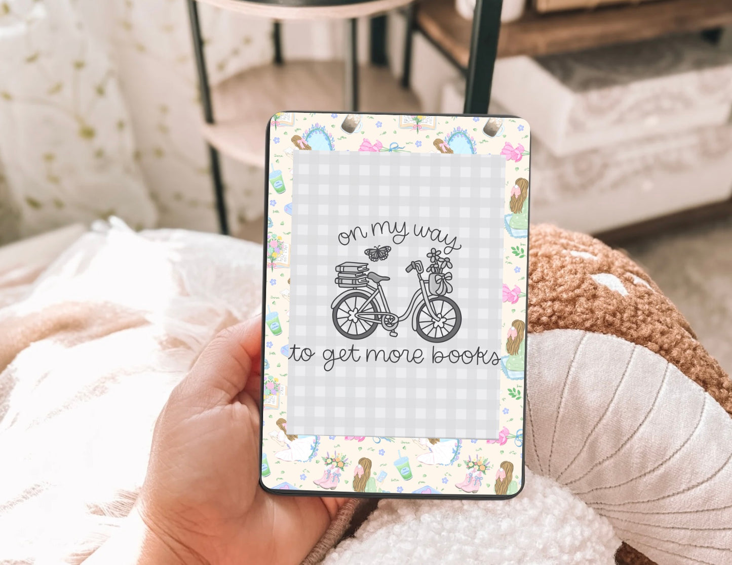E-reader Skin | Summer Cottage mix