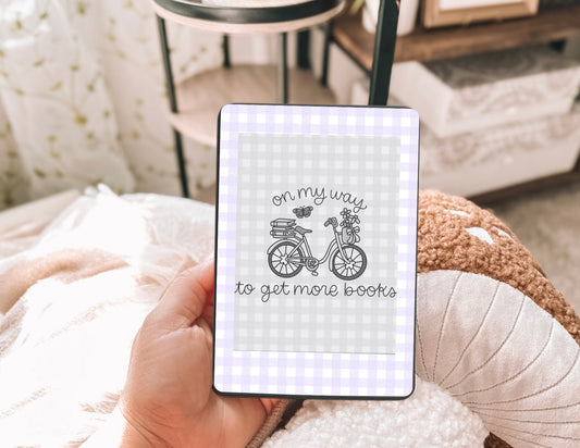 E-reader Skin | Gingham mix