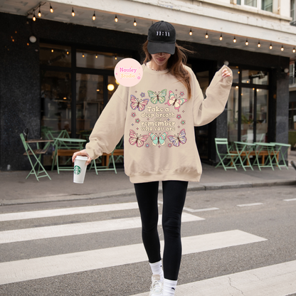 Take a deep breath sweater