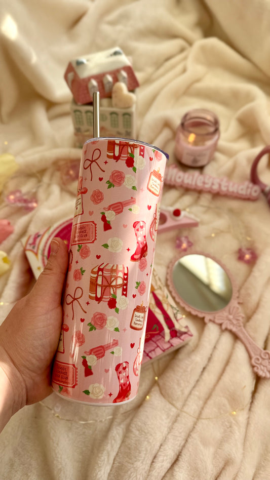 Rosy Cowgirl Tales Tumbler Bookish