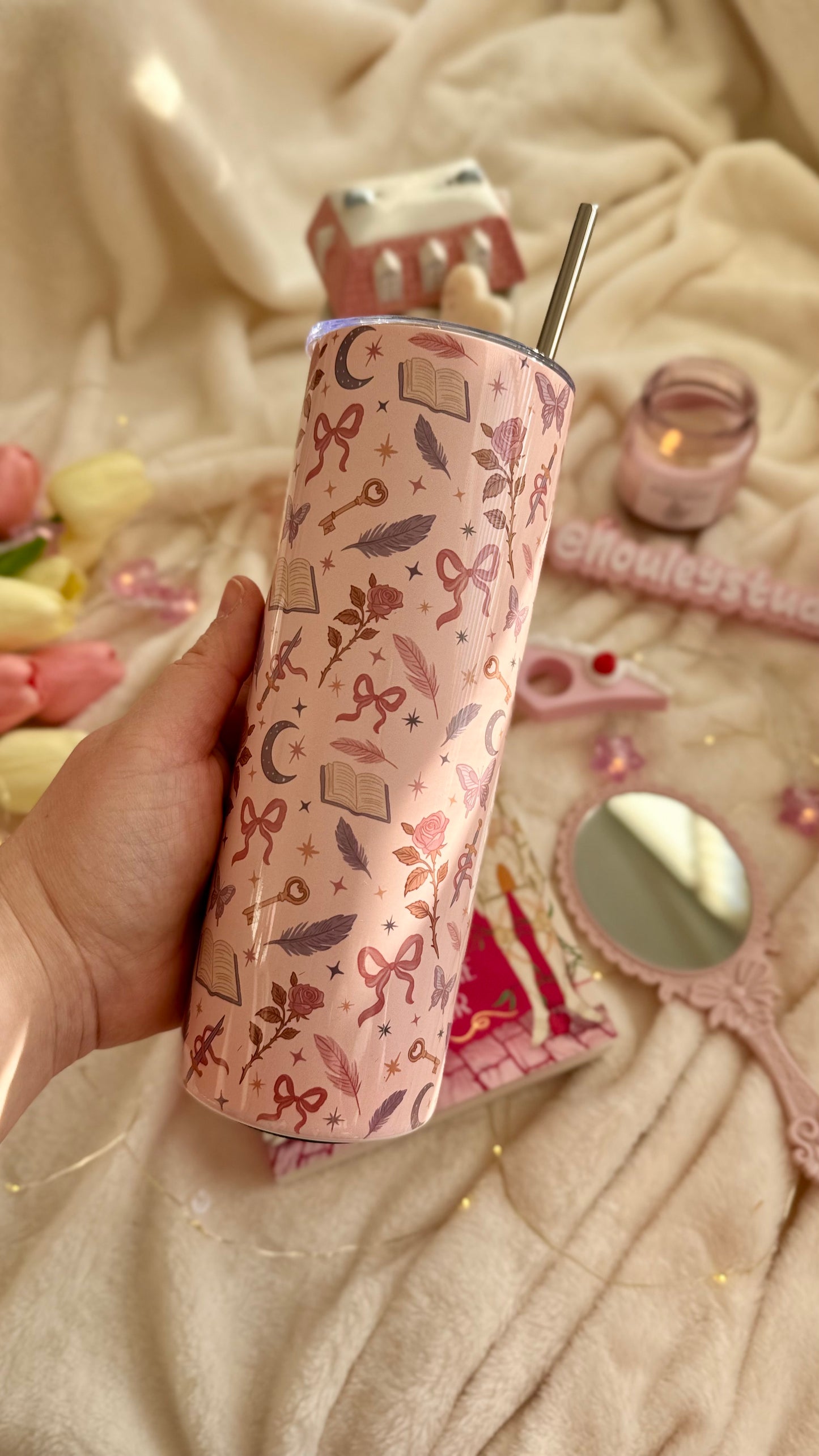 Sweet Romantasy tumbler, drinkbeker