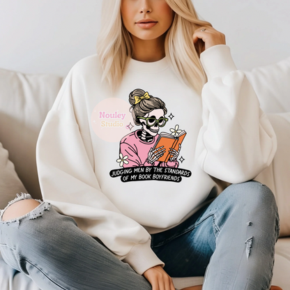 Judging men standards by my book bf sweater