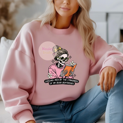 Judging men standards by my book bf sweater