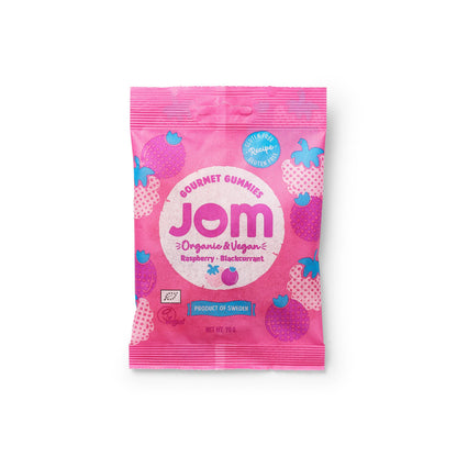 Organic and Vegan Swedish Raspberry and Blackcurrant Gummies